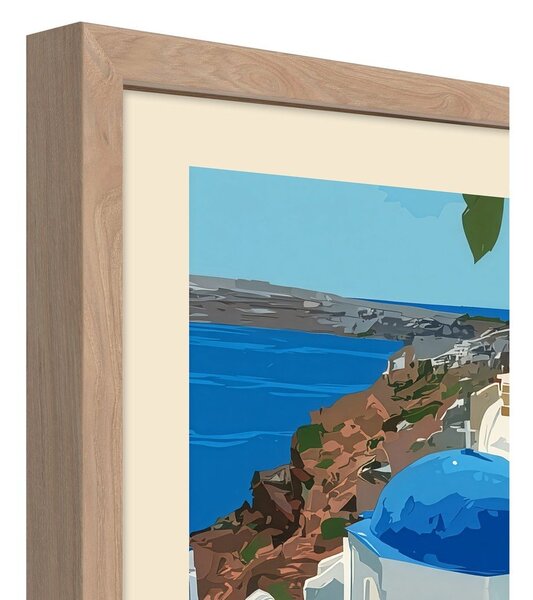 Tištěný obraz s rámem 50x70 cm Santorini – Styler