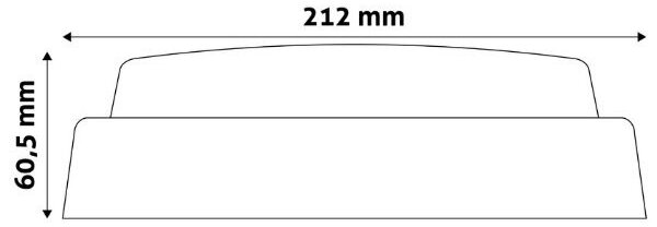 Prémiové LED venkovní osvětlení Titania-O do mokrého provozu IP54 14W 1400lm denní