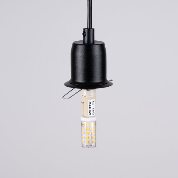 Sollux Lighting Závěsné svítidlo HYPERION 1 černé
