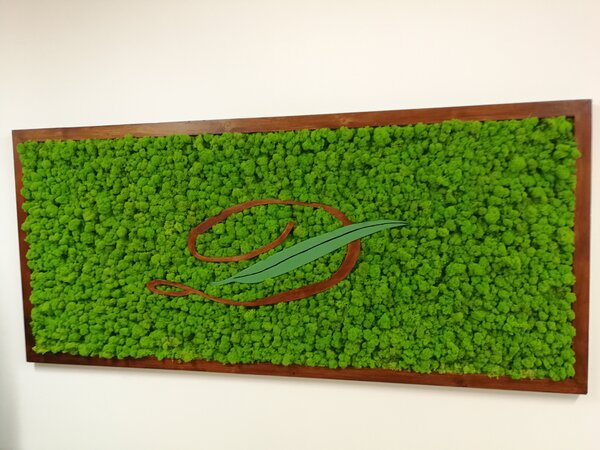 Mechový obraz s Vaším logem 90cm x 180cm