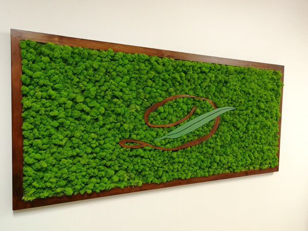Mechový obraz s Vaším logem 90cm x 180cm