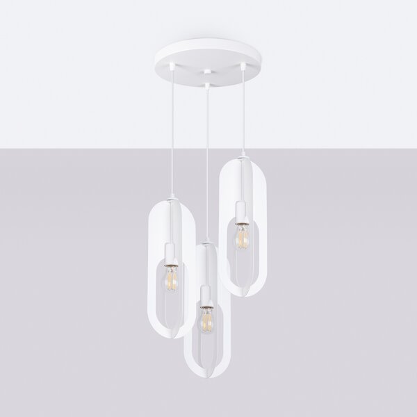 Sollux Lighting Závěsné svítidlo NICUS 1 bílé