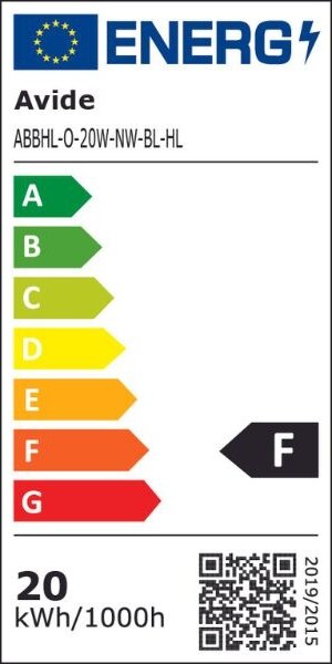 Prémiové LED venkovní osvětlení Triton-O do mokrého provozu IP65 20W 2000lm denní, černé