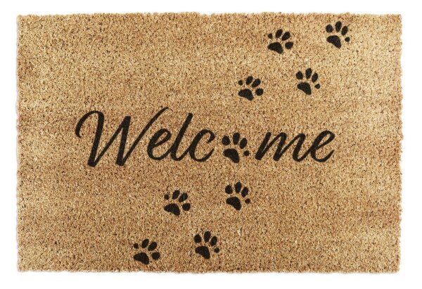 Rohožka z kokosového vlákna 60x90 cm Welcome Paws – Artsy Doormats
