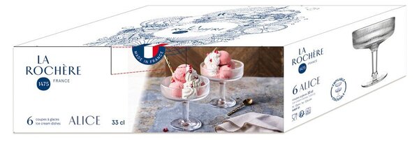 Skleněná miska na zmrzlinu 370 ml – La Rochére