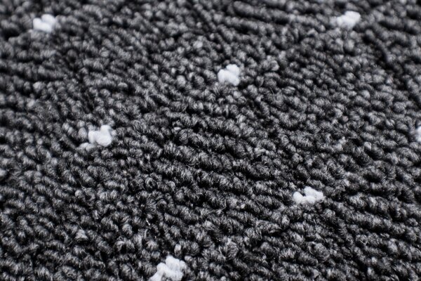 Condor Carpets, Metrážový koberec Udinese antracit - neúčtujeme odřezky z role, na míru, šíře 2m,4m, černá, filc, chodba / předsíň