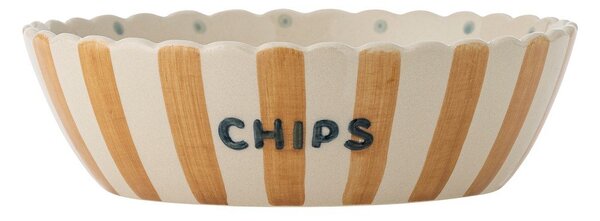 Žlutá/krémová keramická mísa ø 24 cm Chip – Bloomingville