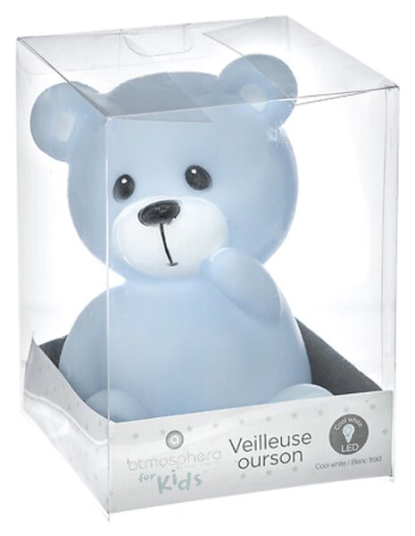 LED dětské noční světlo TEDDY 10x13,5 cm - více barev Barva: Růžová