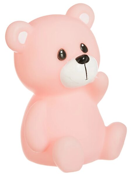 LED dětské noční světlo TEDDY 10x13,5 cm - více barev Barva: Růžová