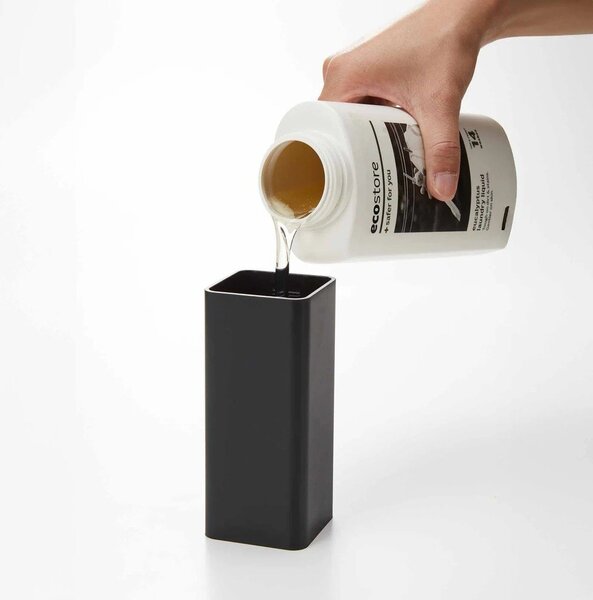 Černý plastový dávkovač mýdla bez vrtání 230 ml Film Hook – YAMAZAKI