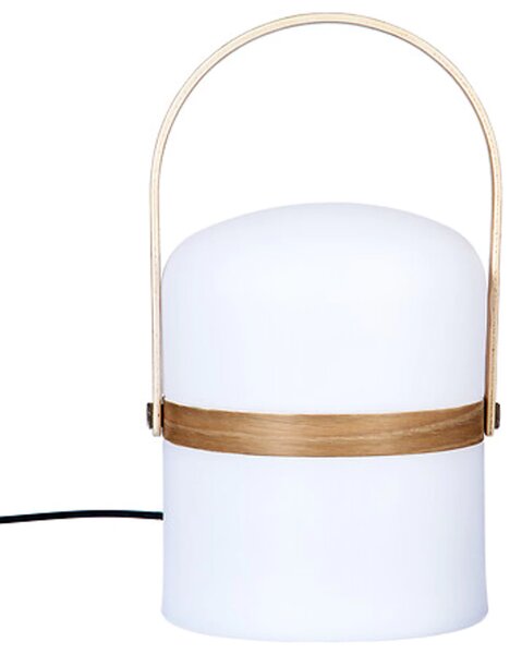 Venkovní lampa s rukojetí KIARA 26,5 cm, bílá