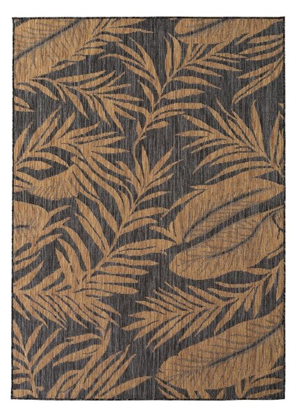 Černý/hnědý vnitřní a venkovní koberec 120x170 cm Mira 1451 – Ayyildiz Carpets