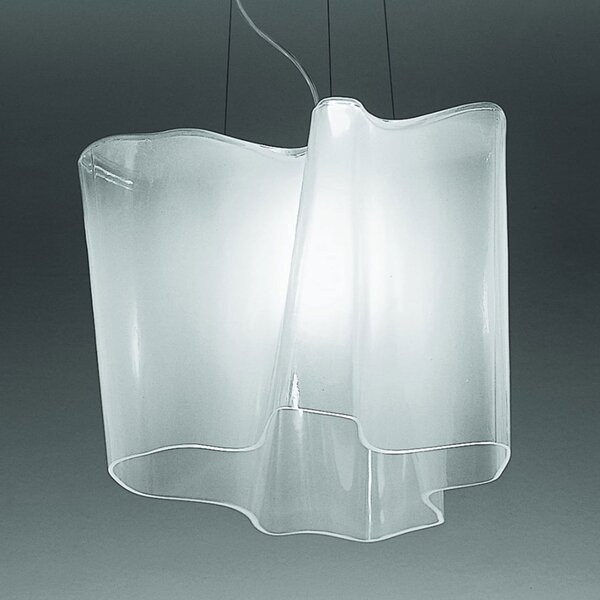 Závěsná svítidlo Artemide, Logico, stmívatelné, Bílá, Obývací pokoj, Sklo, Design