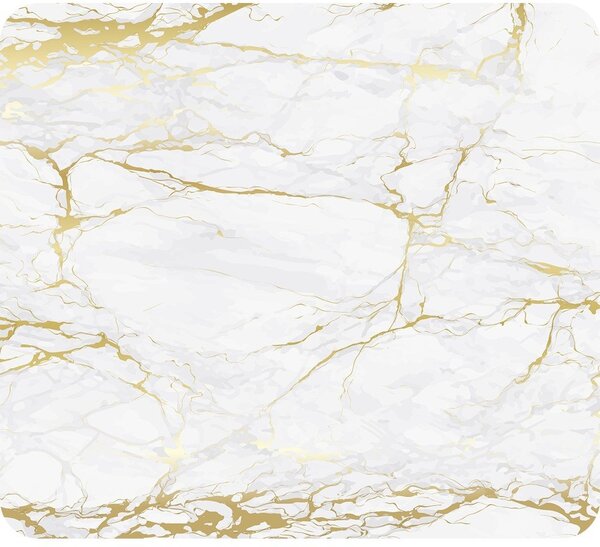 Kryt na zeď u sporáku z tvrzeného skla 50x56 cm Marble Gold – Wenko