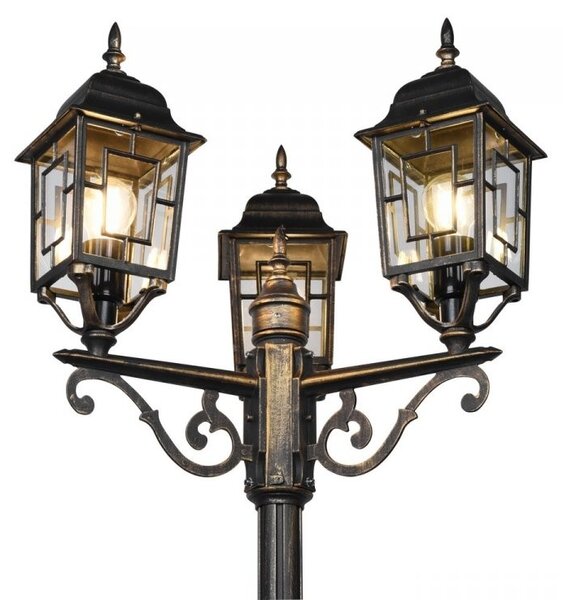 Trio T405960328 zahradní sloupek VOLTURNO E27