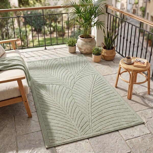 Zelený vnitřní a venkovní běhoun 80x250 cm Nova 1203 – Ayyildiz Carpets