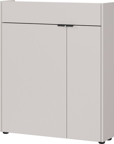 Krémová matná skříňka 83x99x22 cm Ameca – Germania