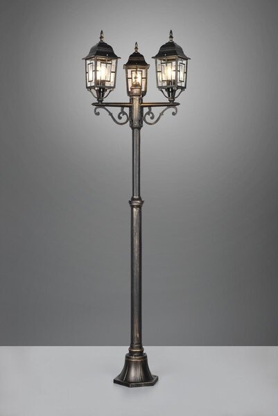 Trio T405960328 zahradní sloupek VOLTURNO E27