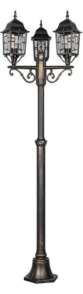 Trio T405960328 zahradní sloupek VOLTURNO E27