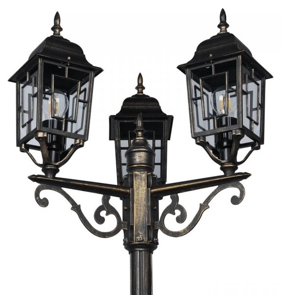 Trio T405960328 zahradní sloupek VOLTURNO E27