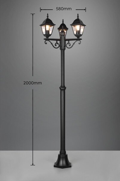 Trio T405760332 zahradní sloupek LIVENZA E27