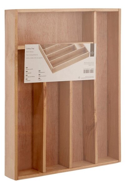 Dřevěný příborník do zásuvky v přírodní barvě 30 x 38 cm – Premier Housewares