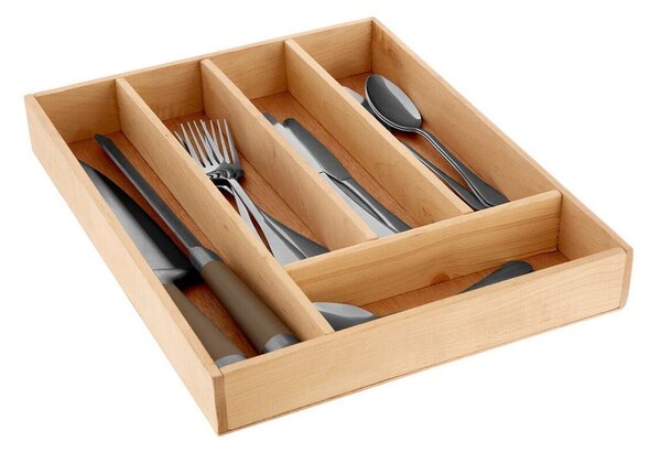 Dřevěný příborník do zásuvky v přírodní barvě 30 x 38 cm – Premier Housewares