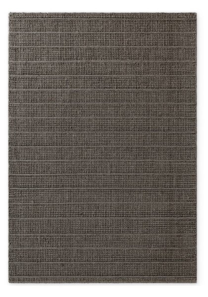 Tmavě šedý/tmavě hnědý ručně tkaný vlněný koberec 80x150 cm Camden Parker – Ted Baker