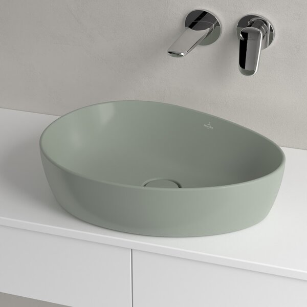 Villeroy & Boch Antao umyvadlo 51x40 cm na pult zelená matný 4A7351R8