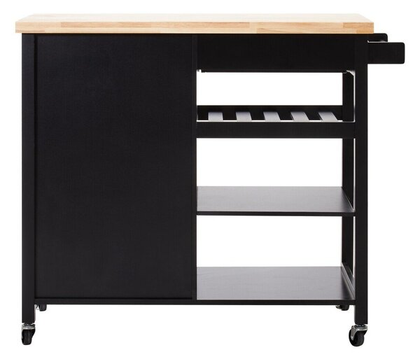 Kuchyňský ostrůvek na kolečkách z kaučukového dřeva 48x105 cm Frankfurt – Premier Housewares