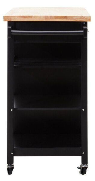 Kuchyňský ostrůvek na kolečkách z kaučukového dřeva 48x105 cm Frankfurt – Premier Housewares