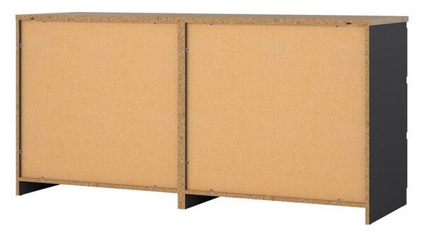 Tmavě šedá komoda 154x76x50 cm Naia – Tvilum