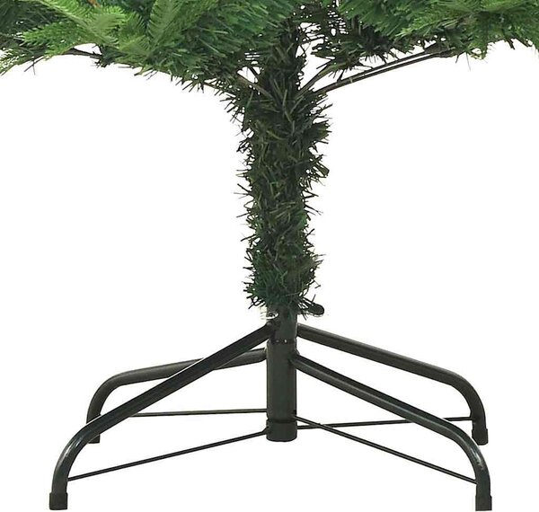 VidaXL Umělý vánoční stromek zelený PVC a PE [328489] Velikost: 120 x 70 cm