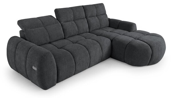 Rohová sedací souprava Sorena Mini, 275 cm Levý roh / Raven 86