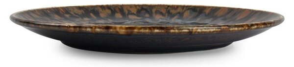 Hnědý dezertní porcelánový talíř ø 20,5 cm Resto – BonBistro