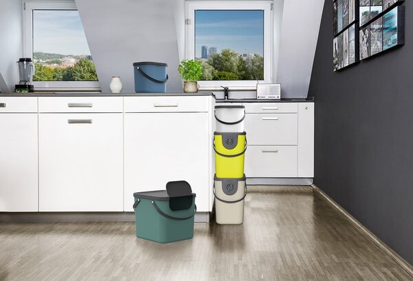 Odpadkový koš na tříděný odpad z recyklovaného plastu 40 l Albula - Rotho