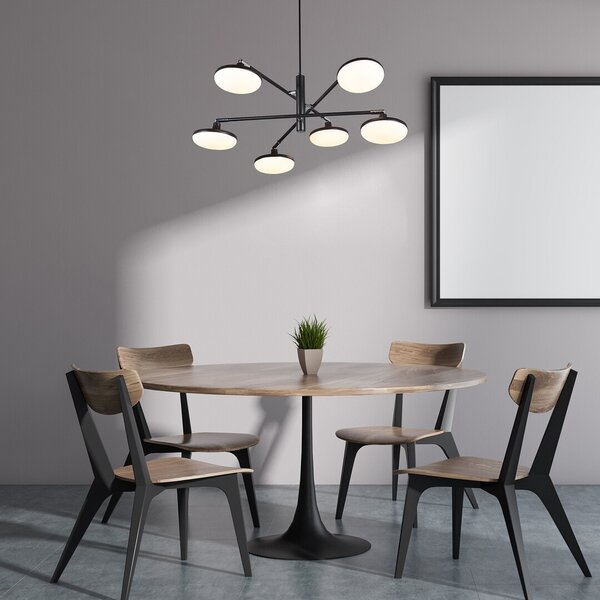 Rabalux Černé závěsné LED svítidlo Madi 600mm 24W 72239