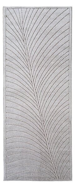 Vnitřní a venkovní běhoun ve stříbrné barvě 80x250 cm Nova 1204 – Ayyildiz Carpets