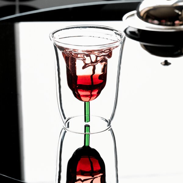 KONDELA Termo sklenice na víno a drinky, 2 ks, 180 ml, HOTCOLDER TYP 27