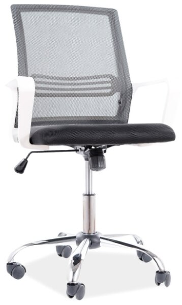 Kancelářské židle Q-844, černá/bílá