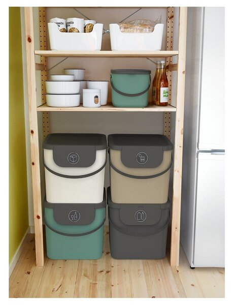 Odpadkový koš na tříděný odpad z recyklovaného plastu 40 l Albula - Rotho