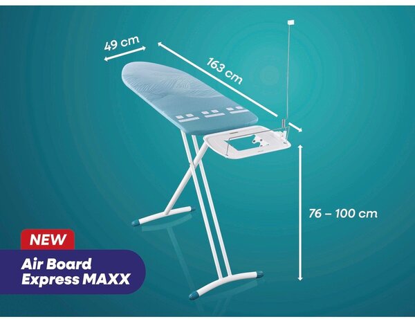 Žehlicí prkno 130x45 cm AirBoard Express L Solid MAXX – LEIFHEIT