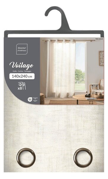 Krémový závěs 140x240 cm Yoko – douceur d'intérieur