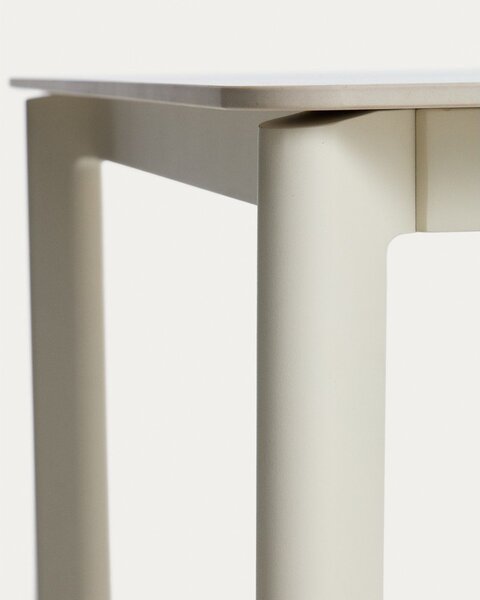 Zahradní jídelní stůl s deskou z kamene 100x220 cm Anafi – Kave Home