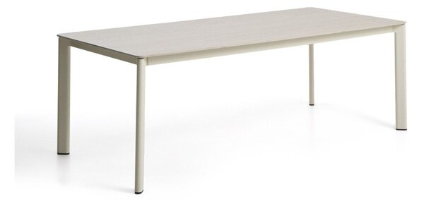 Zahradní jídelní stůl s deskou z kamene 100x220 cm Anafi – Kave Home
