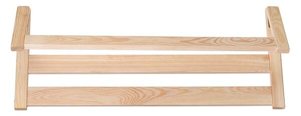 ATMOWOOD Dřevěná zábrana do postele 127 cm
