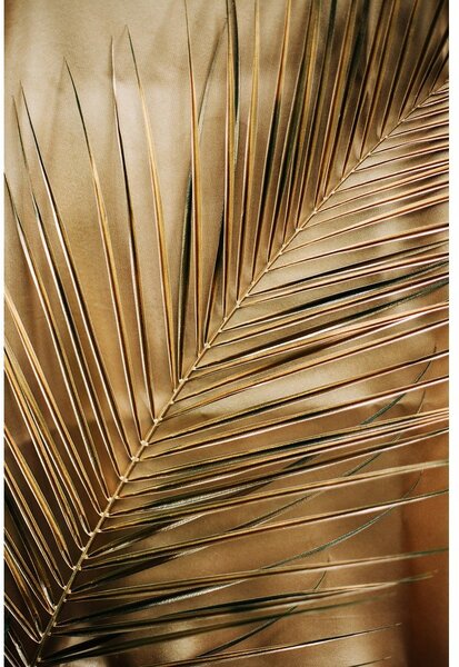 Tištěný skleněný obraz 80x120 cm Gold Palm – Styler