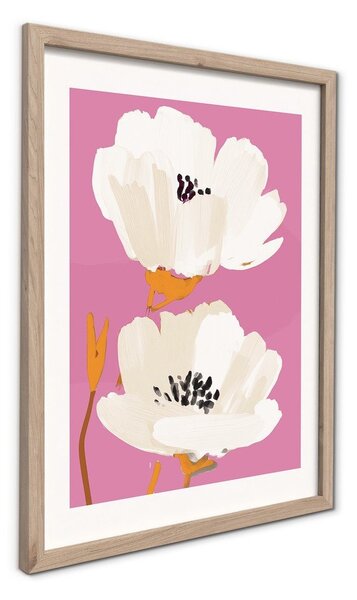 Tištěný obraz s rámem 30x40 cm Peony Bloom – Styler