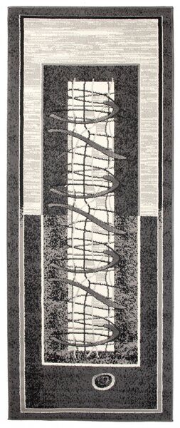 Makro Abra Koberec Běhoun CHEAP 5118B tmavě šedý Rozměr: 120x400 cm