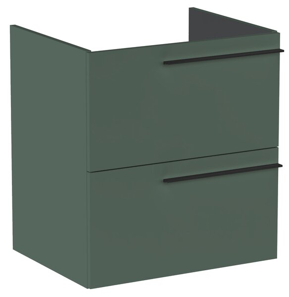Roca Ella skříňka 58.5x44.6x63.5 cm pod umyvadlo závěsná zelená A857769534
